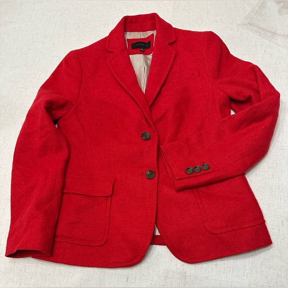 Talbots Vibrant Red Women's Blazer - Picture 5 of 12